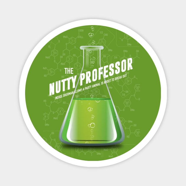 The Nutty Professor - Alternative Movie Poster Magnet by MoviePosterBoy